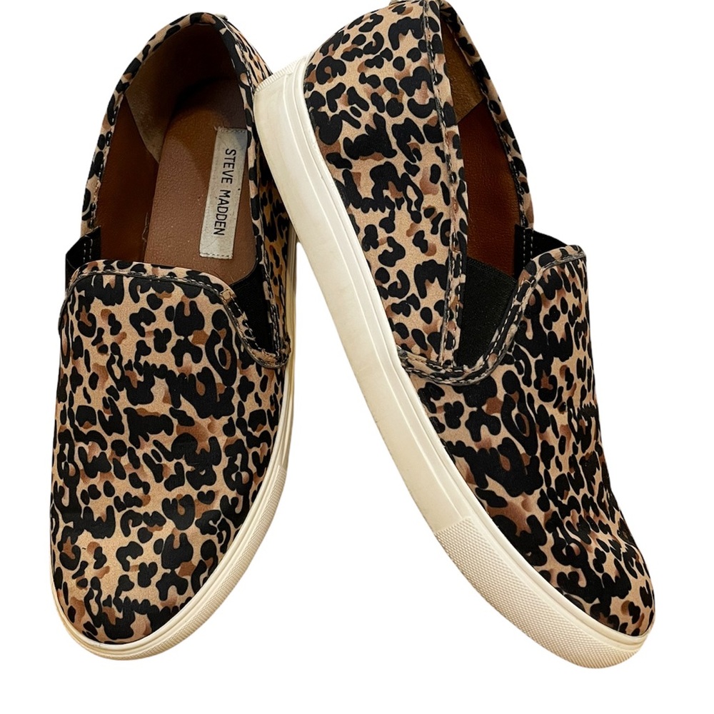 Steve Madden Animal Print Slip on Loafers 10M